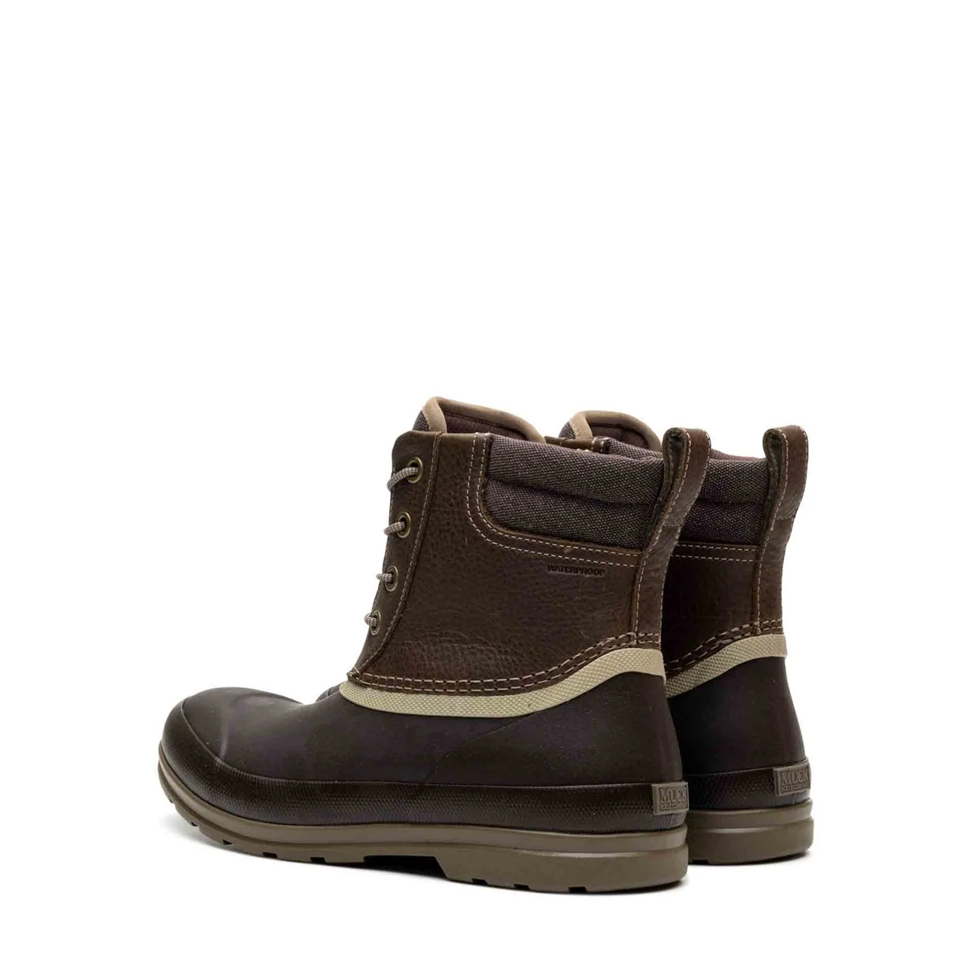 Men's Muck Originals Duck Lace-Up Leather Short Boots - Image 6