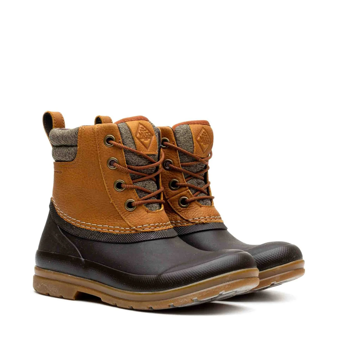 Women's Muck Originals Duck Lace-Up Leather Short Boots