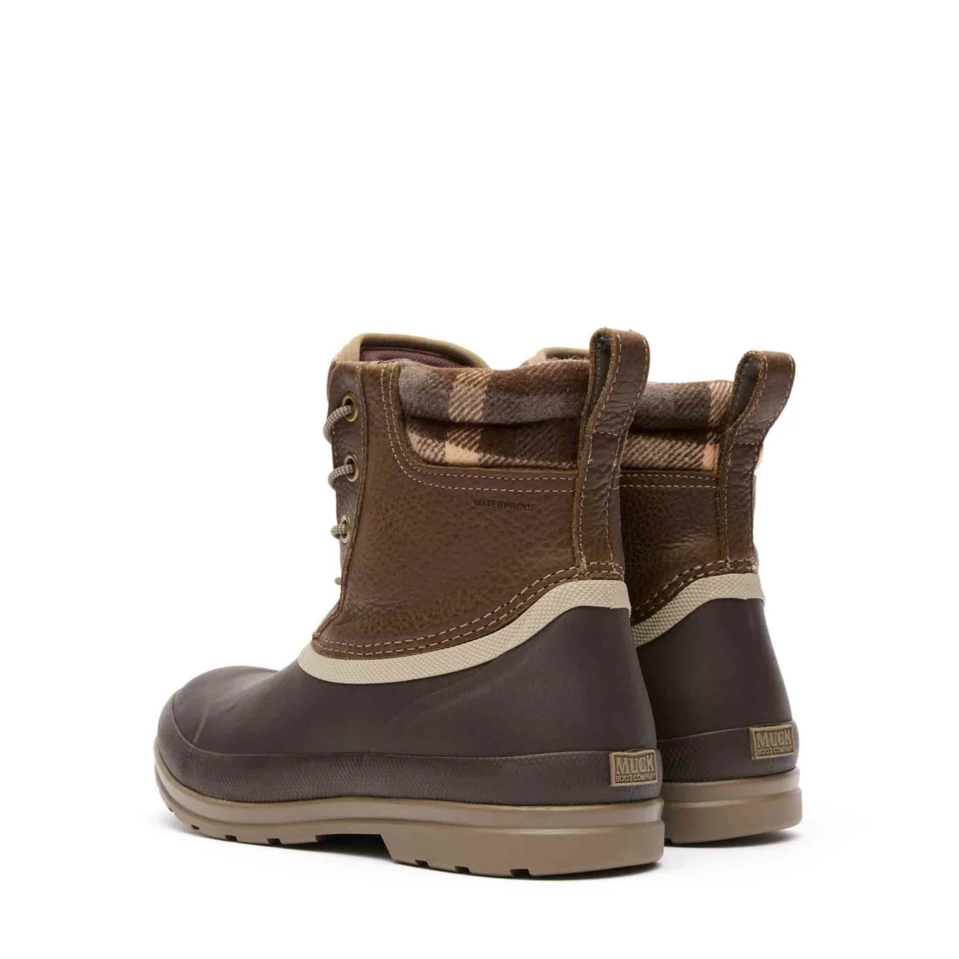 Women's Muck Originals Duck Lace-Up Leather Short Boots - Image 6